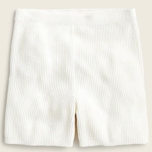 NWT J. Crew Ribbed Cotton-Cashmere Short